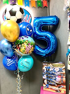 Фонтан + цифра 5