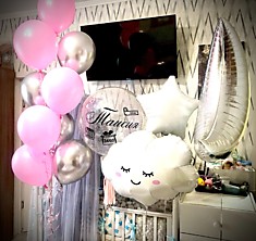 Композиция на выписку из роддома